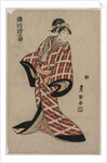 Segawa Michinosuke Wearing a Padded Plaid Robe, c. 1805 by Utagawa Toyokuni