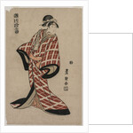 Segawa Michinosuke Wearing a Padded Plaid Robe, c. 1805 by Utagawa Toyokuni