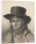 Self-Portrait in a Hat, c. 1790 by Anne-Louis Girodet de Roucy-Trioson