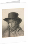 Self-Portrait in a Hat, c. 1790 by Anne-Louis Girodet de Roucy-Trioson