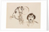 Self-Portrait with Portrait of Delacroix, c. 1845 by George Sand