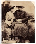 Servants at Rhagatt, Corwen, North Wales, c. 1860 by John Lloyd