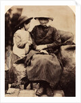Servants at Rhagatt, Corwen, North Wales, c. 1860 by John Lloyd