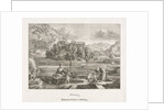Seven Views in Salzburg and Berchtesgaden: Monday: Rosenecker Garden Salzburg, 1823 by Ferdinand Olivier