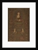 Shakyamuni Triad with the Sixteen Protectors of the Great Wisdom Sutra, 1300s by Unknown