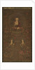Shakyamuni Triad with the Sixteen Protectors of the Great Wisdom Sutra, 1300s by Unknown