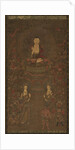 Shakyamuni Triad with the Sixteen Protectors of the Great Wisdom Sutra, 1300s by Unknown