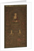 Shakyamuni Triad with the Sixteen Protectors of the Great Wisdom Sutra, 1300s by Unknown