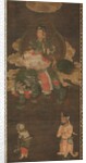 Shakyamuni Triad: Buddha Attended by Manjushri and Samantabhadra, late 1300s by Unknown