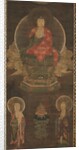 Shakyamuni Triad: Buddha Attended by Manjushri and Samantabhadra, late 1300s by Unknown