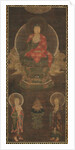 Shakyamuni Triad: Buddha Attended by Manjushri and Samantabhadra, late 1300s by Unknown