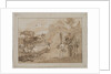 Sheep and Cows, 1790s by Giovanni Domenico Tiepolo