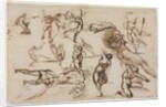 Sheet of Sketches, 1819 by Théodore Géricault