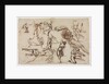 Sheet of Sketches, 1819 by Théodore Géricault