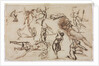 Sheet of Sketches, 1819 by Théodore Géricault