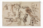 Sheet of Sketches, 1819 by Théodore Géricault