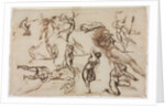 Sheet of Sketches, 1819 by Théodore Géricault