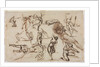 Sheet of Sketches, 1819 by Théodore Géricault