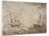 Ships at Sea, 17th century by Ludolf Backhuysen