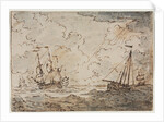 Ships at Sea, 17th century by Ludolf Backhuysen
