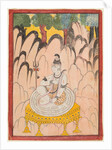 Shiva seated on a Throne in a landscape, c. 1760 by Unknown