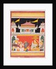 Shri Raga, from a Ragamala series; Three musicians perform before a noble, c. 1650 by Unknown