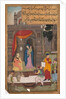 Simeon Kneels in Front of Mary and Jesus After Recognizing Them, from a Mirror of Holiness…, 1602- by Unknown