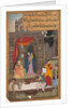Simeon Kneels in Front of Mary and Jesus After Recognizing Them, from a Mirror of Holiness…, 1602- by Unknown