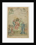 Single Leaf from a 'Biblia Pauperum': Christ Carrying the Cross, c. 1410 by Unknown