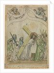 Single Leaf from a 'Biblia Pauperum': Christ Crowned with Thorns, c. 1410 by Unknown