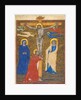 Single Leaf from a Missal: The Crucifixion, c. 1390 by Nicolò da Bologna (attributed to)