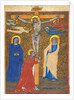 Single Leaf from a Missal: The Crucifixion, c. 1390 by Nicolò da Bologna (attributed to)