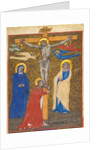 Single Leaf from a Missal: The Crucifixion, c. 1390 by Nicolò da Bologna (attributed to)