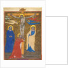 Single Leaf from a Missal: The Crucifixion, c. 1390 by Nicolò da Bologna (attributed to)