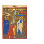 Single Leaf from a Missal: The Crucifixion, c. 1390 by Nicolò da Bologna (attributed to)