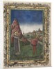 Single Leaf from a Missal: Two Male Saints, late 1400s by Unknown