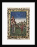 Single Leaf from a Missal: Two Male Saints, late 1400s by Unknown