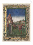 Single Leaf from a Missal: Two Male Saints, late 1400s by Unknown