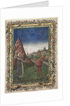 Single Leaf from a Missal: Two Male Saints, late 1400s by Unknown
