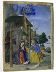 Single Miniature: The Nativity, c. 1515 by Girolamo dai Libri