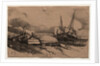 Six Marines: Couverture, Une Grève, 1833 by Eugène Isabey