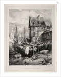 Six Marines: Intérieur dun port, 1833 by Eugène Isabey