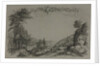 Six Views of Heidelberg Castle: Cover, Hunting Scene, 1820 by Ernst Fries