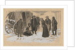 Sketch for 'Christmas on the River' by William Leroy Jacobs