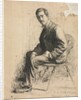 Sketch of Professor Mowotny, 1881 by Robert A. Eichelberger