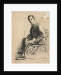 Sketch of Professor Mowotny, 1881 by Robert A. Eichelberger