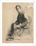 Sketch of Professor Mowotny, 1881 by Robert A. Eichelberger