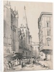 Sketches at Home and Abroad: Lyons Church of St. Hezier, October 1832, 1832 by James Duffield Harding