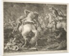 Skirmish between Prussian and Hungarian Hussars by Georg Philipp I Rugendas