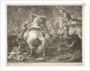 Skirmish between Prussian and Hungarian Hussars by Georg Philipp I Rugendas